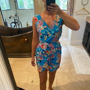 Yumi Kim floral mini wrap dress